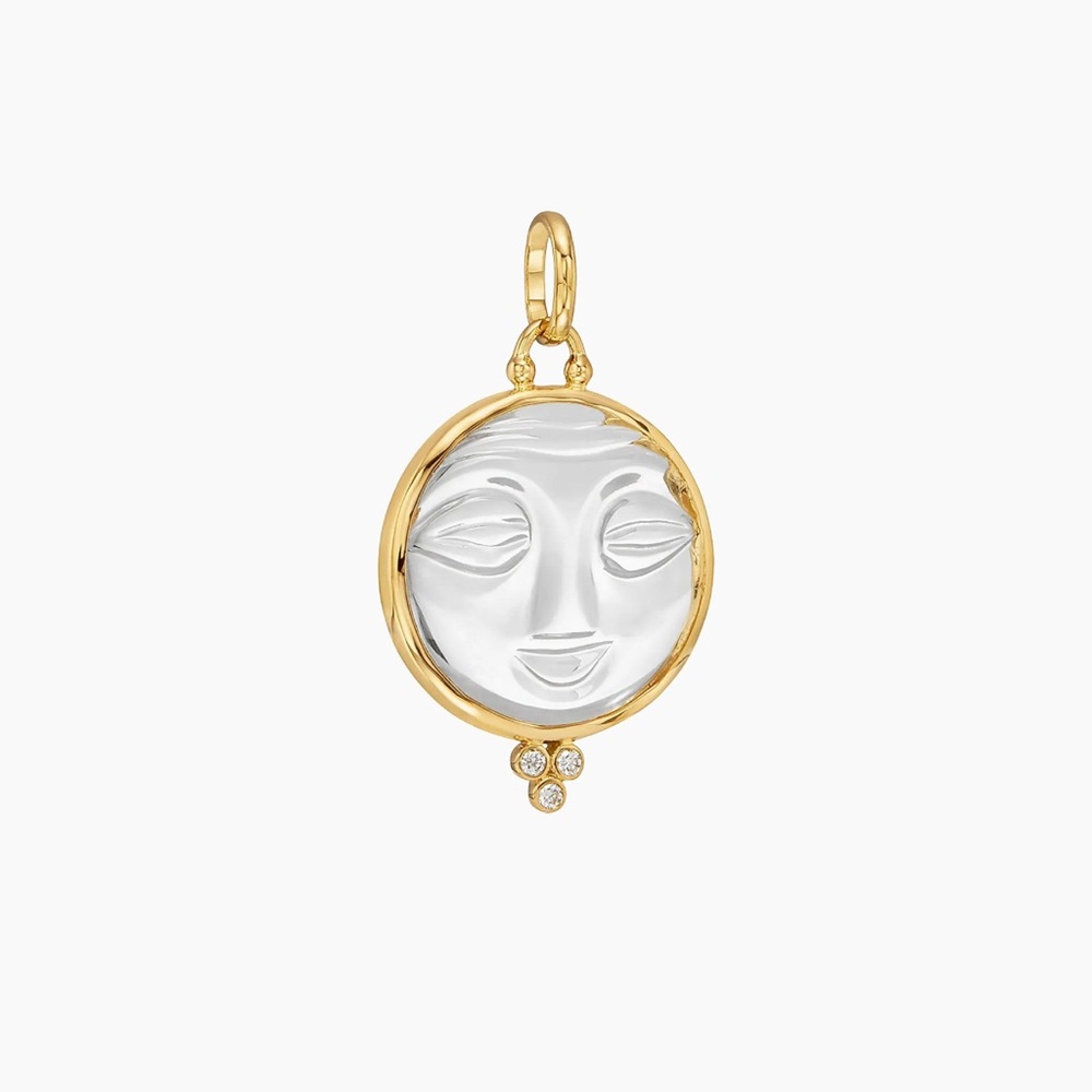 Temple St Clair Moonface Pendant 15mm